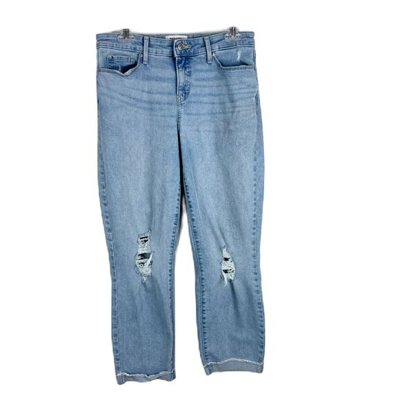 Denizen from Levi's Jeans Women 8 W29 Mid Rise Boyfriend Blue Denim Bottoms - Picture 1 of 12